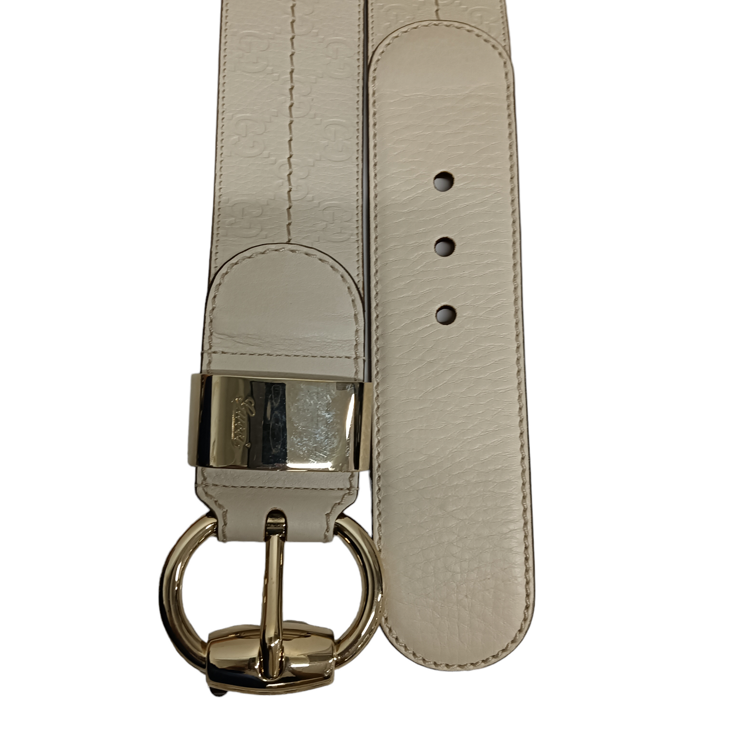 GUCCI BELT BEIGE 181465 1476 RANK(B)