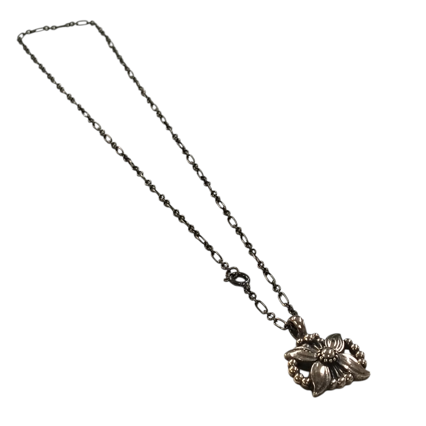 Georg Jensen Necklace Silver Pendant/1998