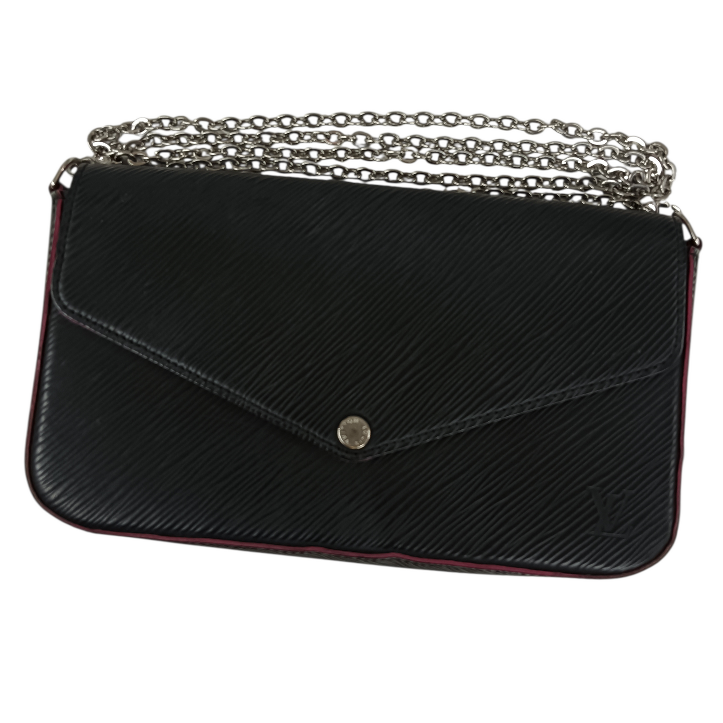 LOUIS VUITTON Shoulder Bag EPI M64579 Black*Scratch*