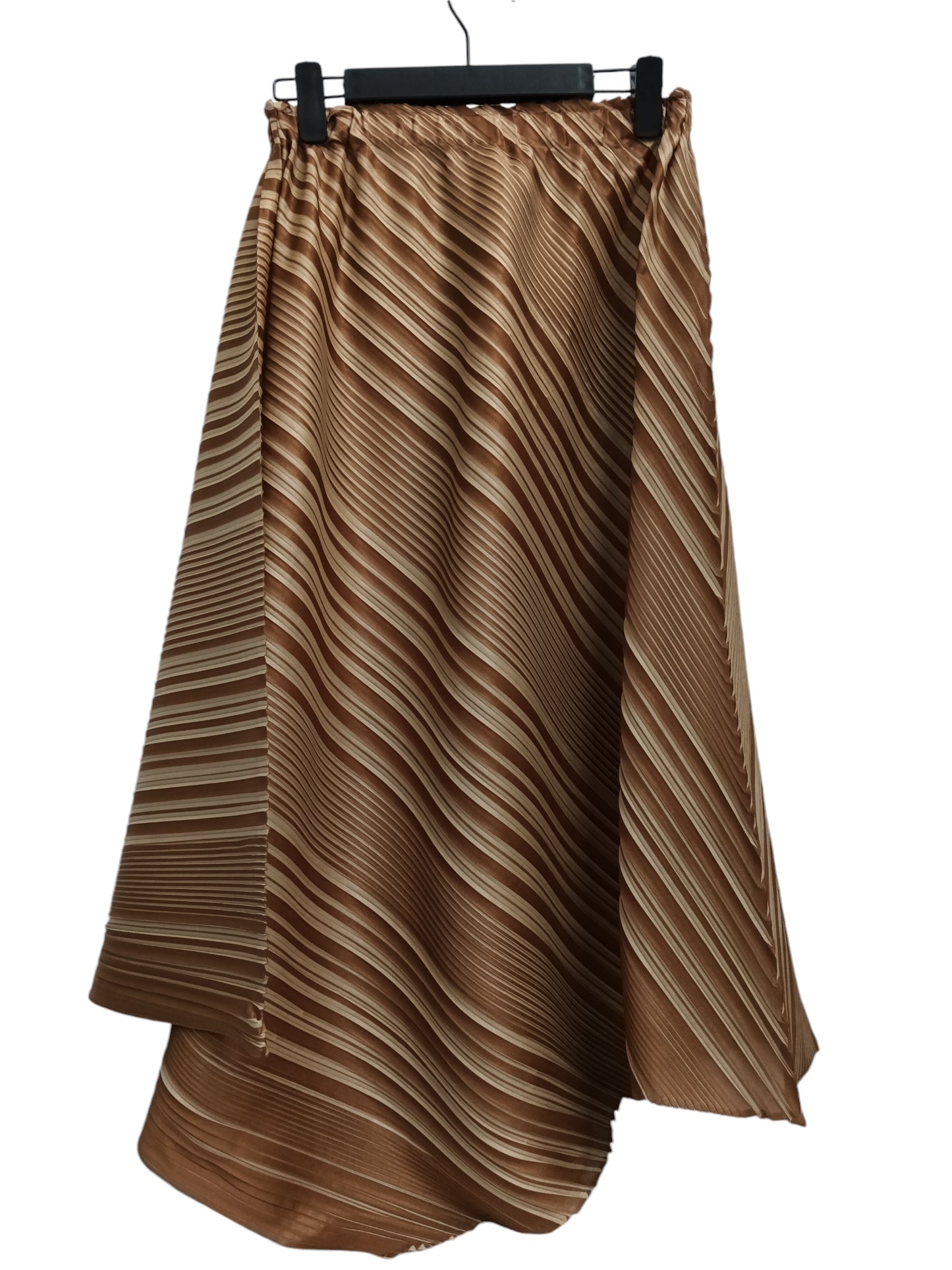 PLEATS PLEASE PLEASE TWO-TONE PLEATED LADY'S BROWN PP08-JG564 SIZE 3