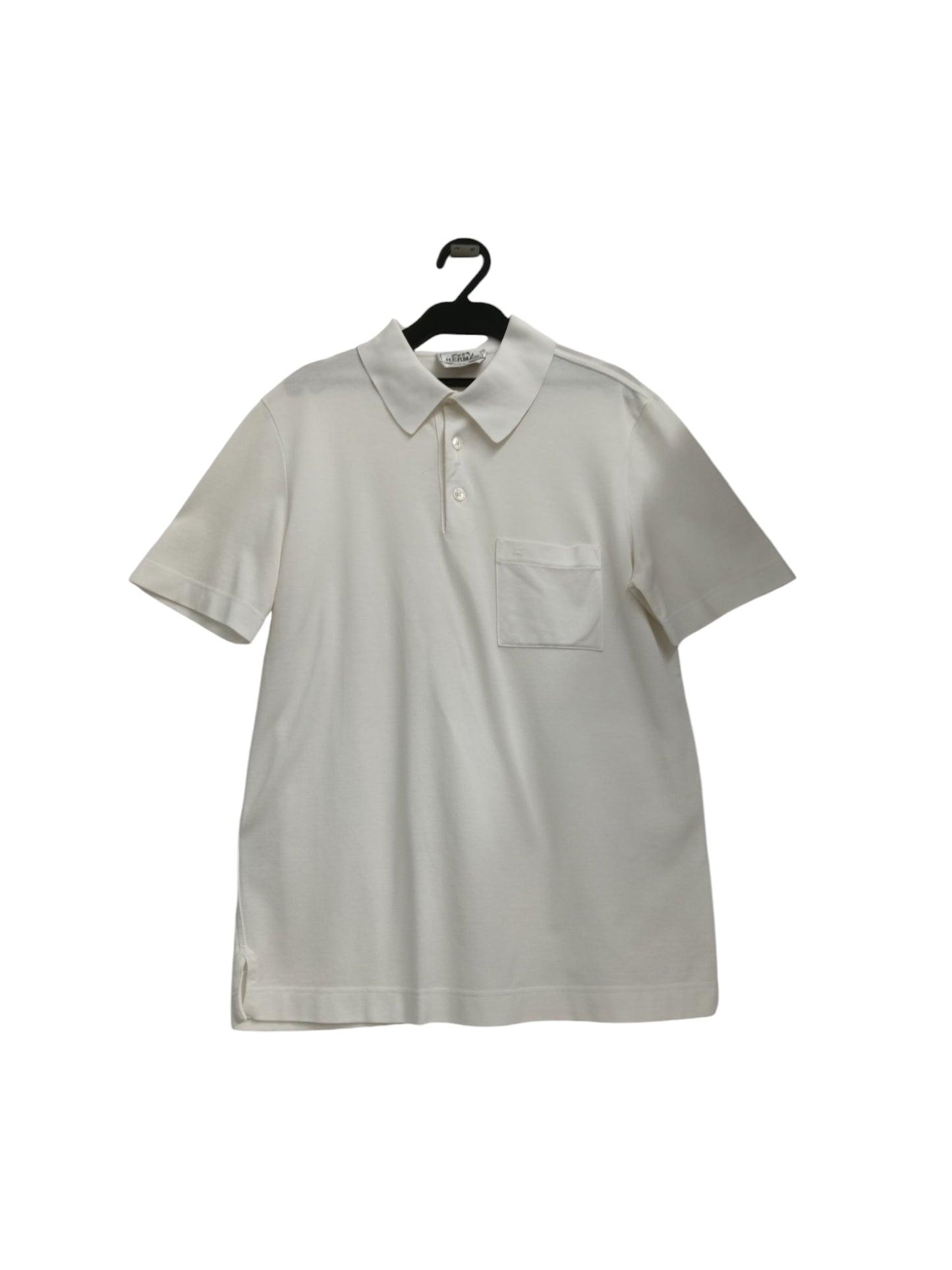 HERMES POLO SHIRT XS MENS WHITE