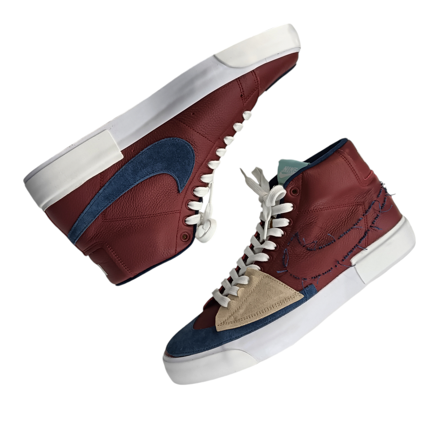 NIKE SB ZOOM BLAZER MID EDGE L Size 43.5 Red/navy /rosee/marine DA2189 600