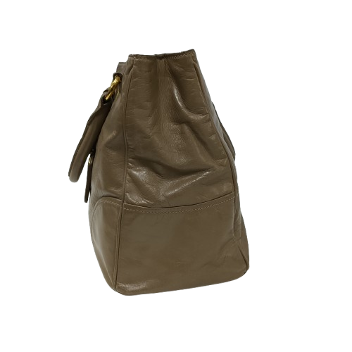 2WAY Bag PRADA VITELLO SHINE BN2533 Beige **Scratch