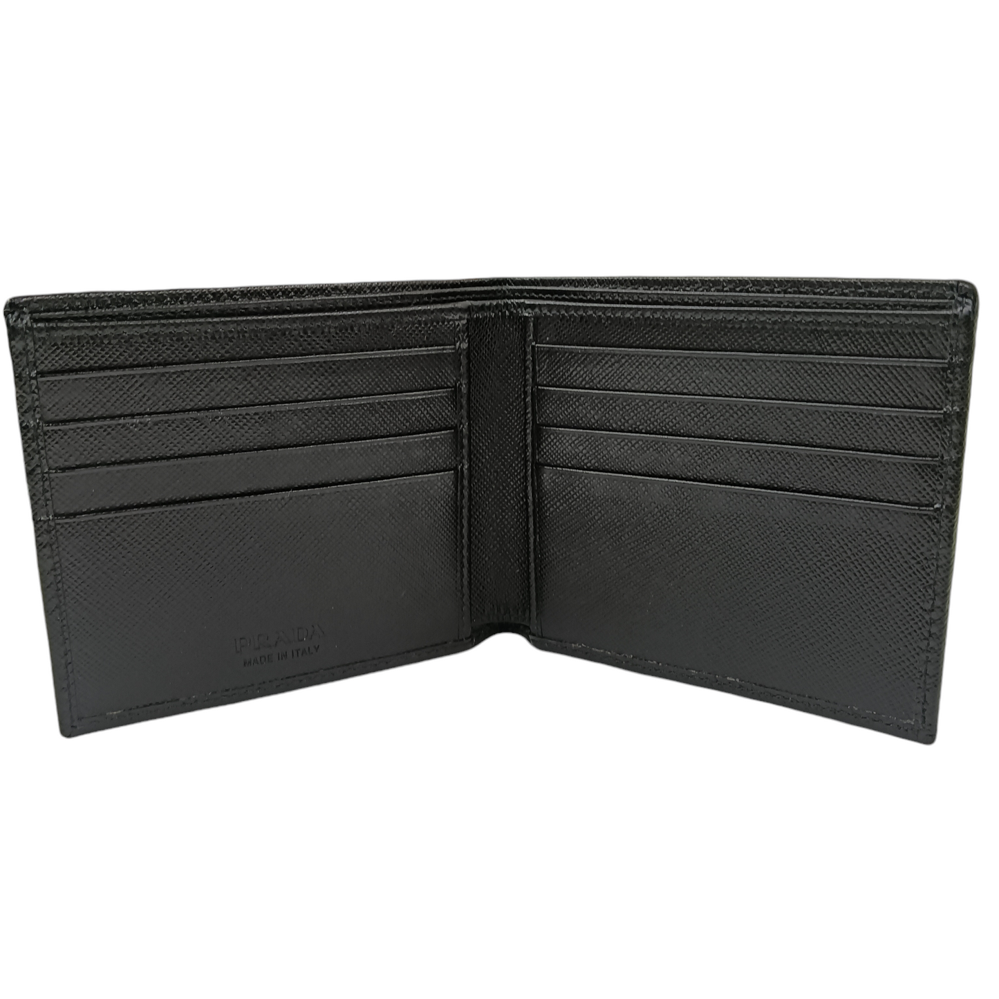 PRADA Wallet 2M0513 Black 107F Rank B