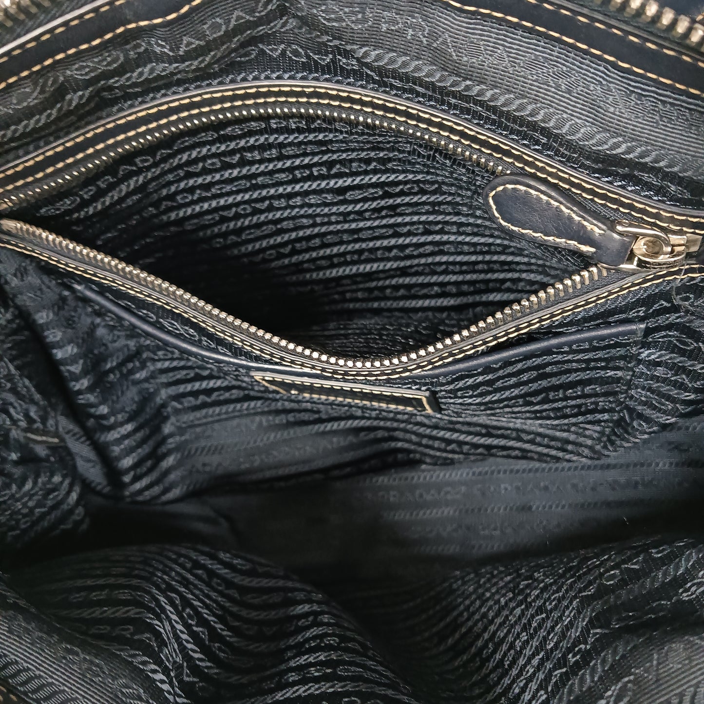 PRADA 2WAY Bag 1BB912 Navy 197/B Nylon