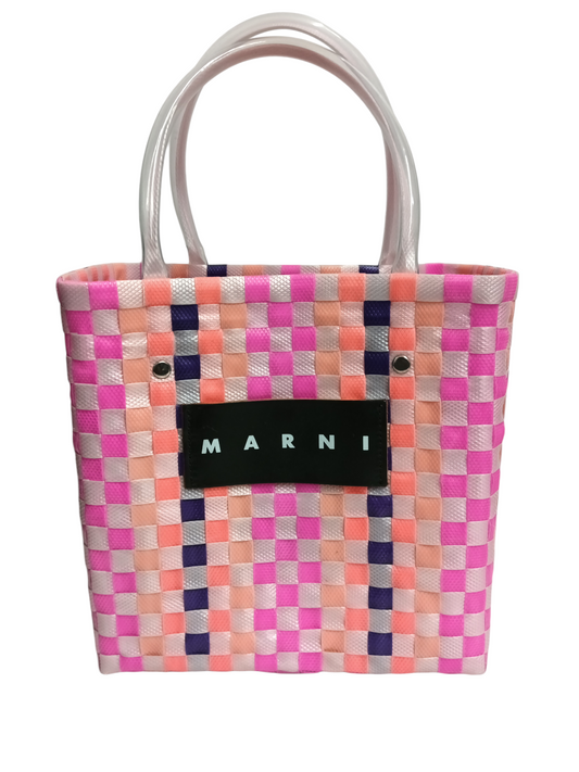 MARNI BUCKET BAG PINK PICNIC