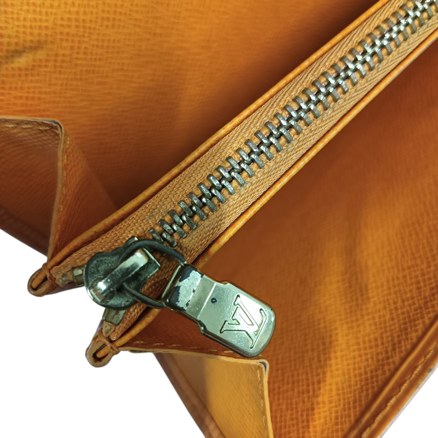 LOUIS VUITTON Long Wallet Epi Orange M6357H CA0043