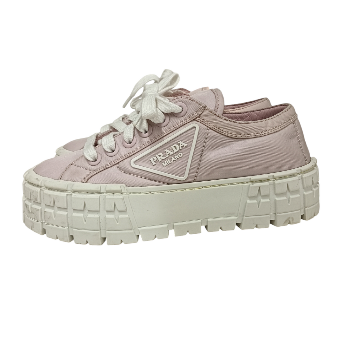 PRADA Sneaker 26cm Lady's Pink *Stain