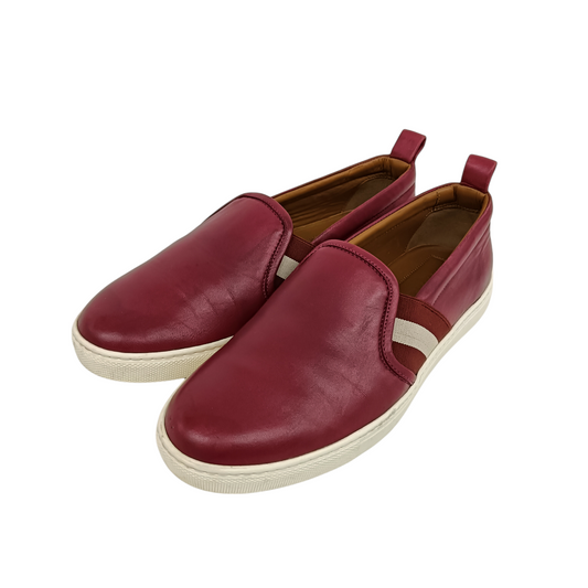 BALLY Slip-on 36 1/2 Lady's Red HENRIKA