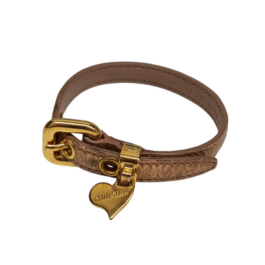 MIU MIU Bracelet Pink *Stain