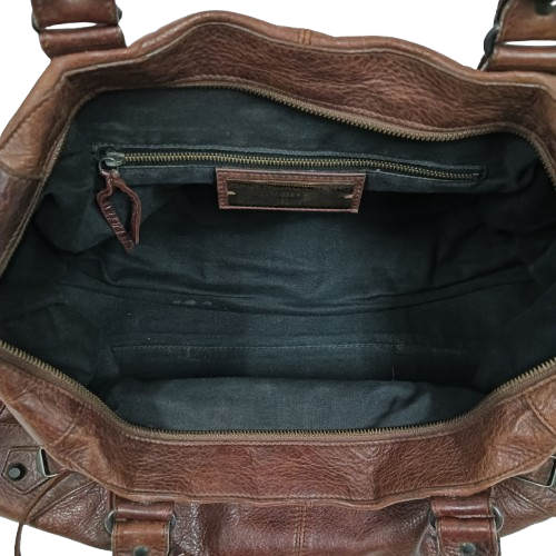 BALENCIAGA Handbag 132110 Brown **Stain/Scratch/Damage