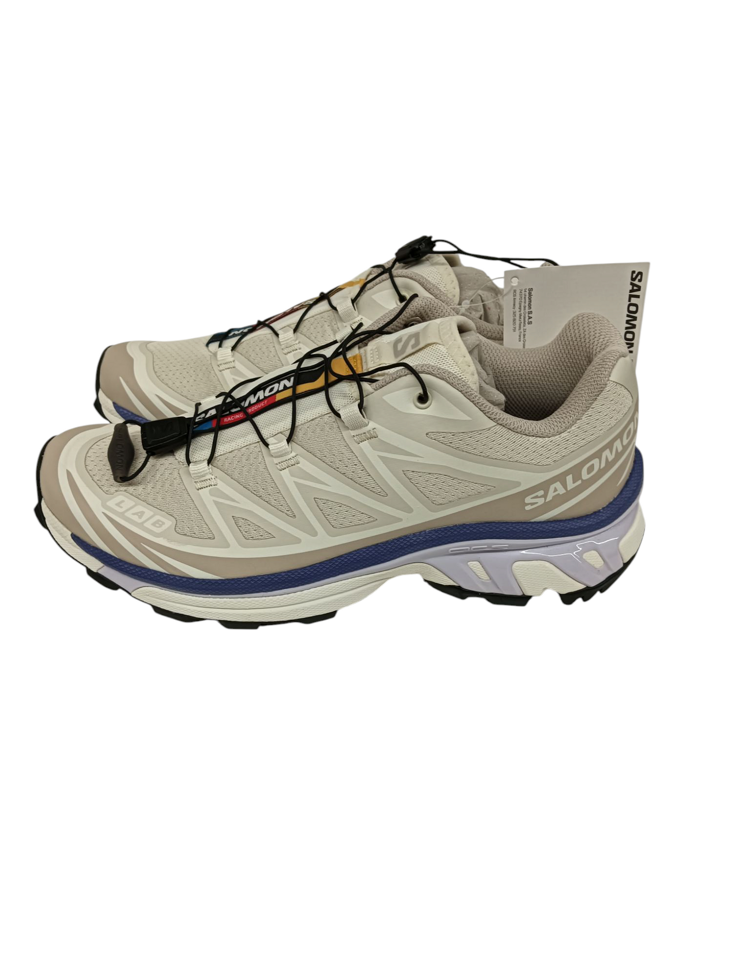 SALOMON Sneaker Size 39.5 475827 Lady's Beige/Purple