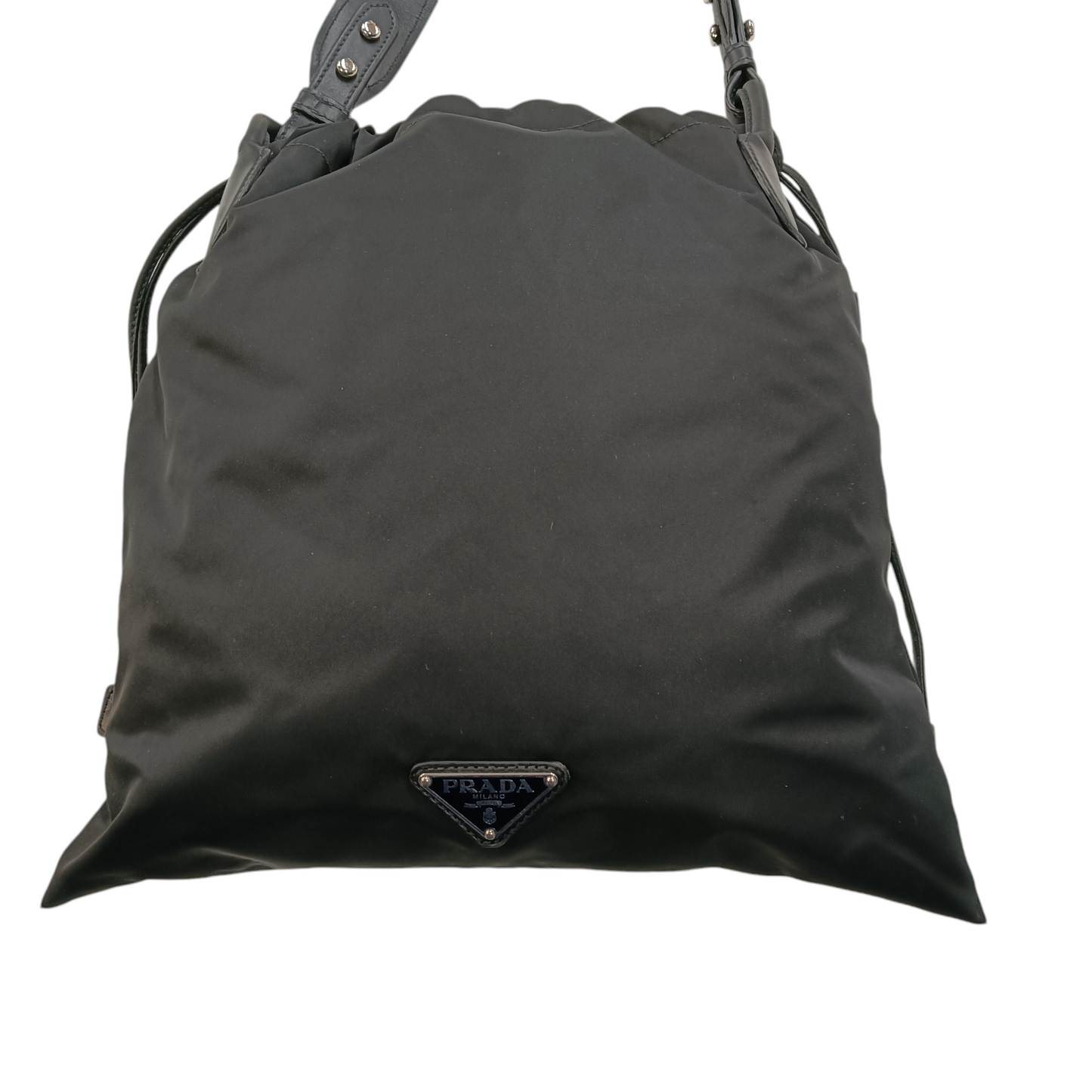 PRADA SHOULDER BAG BLACK/RED