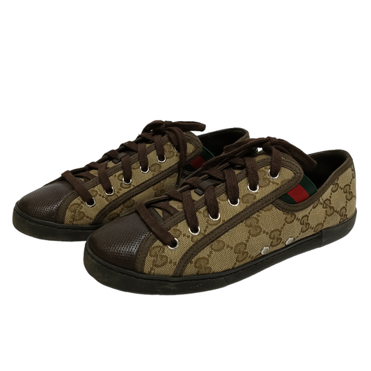 GUCCI Sneaker Lady's Brown Size 36 257360