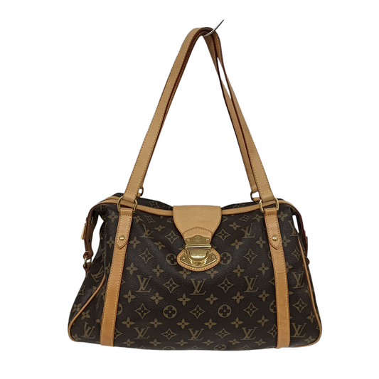 LOUIS VUITTON Bag Monogram M51186 Brown TR3140 Stresa PM