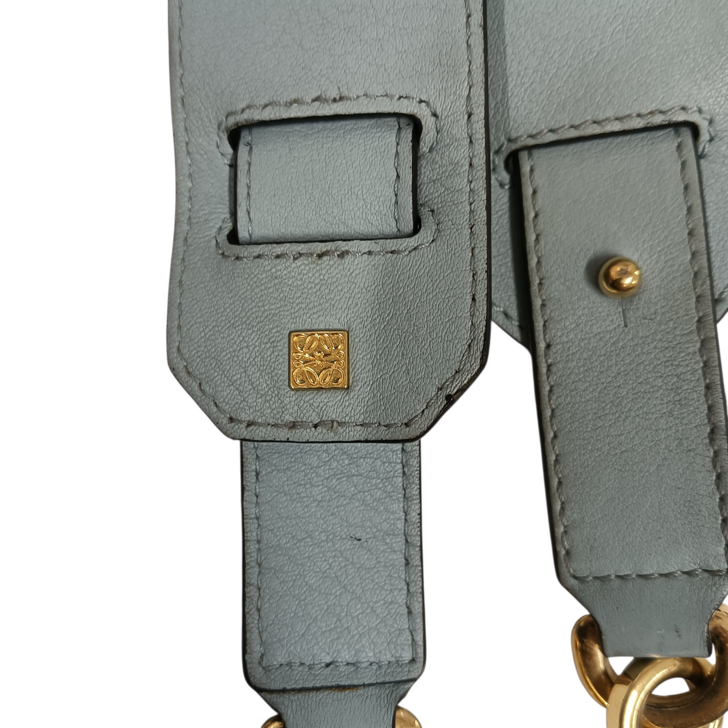 LOEWE 2WAY Bag Sky Blue 06 17 07  Stain/Damage Puzzle Medium