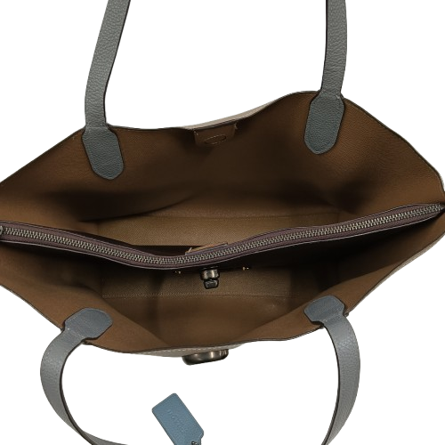 COACH Shoulder Bag C0691 Brown/Gray **Stain/Damage