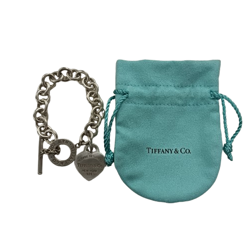 Bracelet Tiffany & Co. silver 925 Heart Tag Toggle