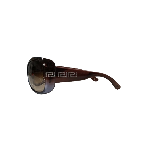 VERSACE×SWAROVSKI Sunglasses 4169-B Brown And Blue