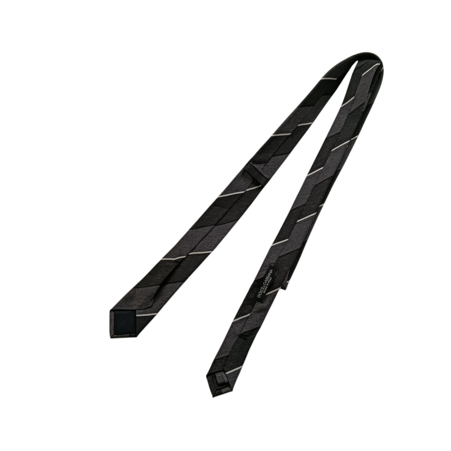 DOLCE & GABBANA NECKTIE GRAY
