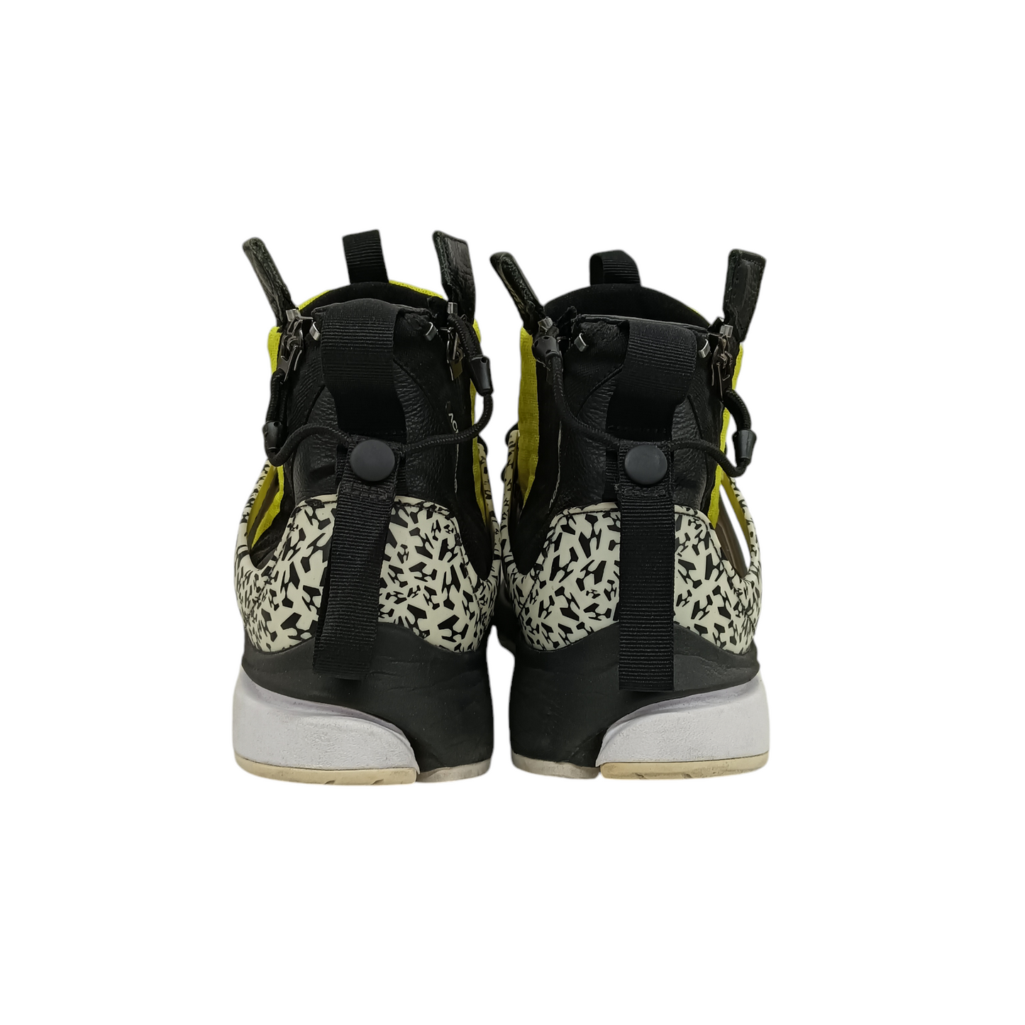 NIKE High Cut Sneaker 44 AH7832-100 Mens Yellow/White/Black