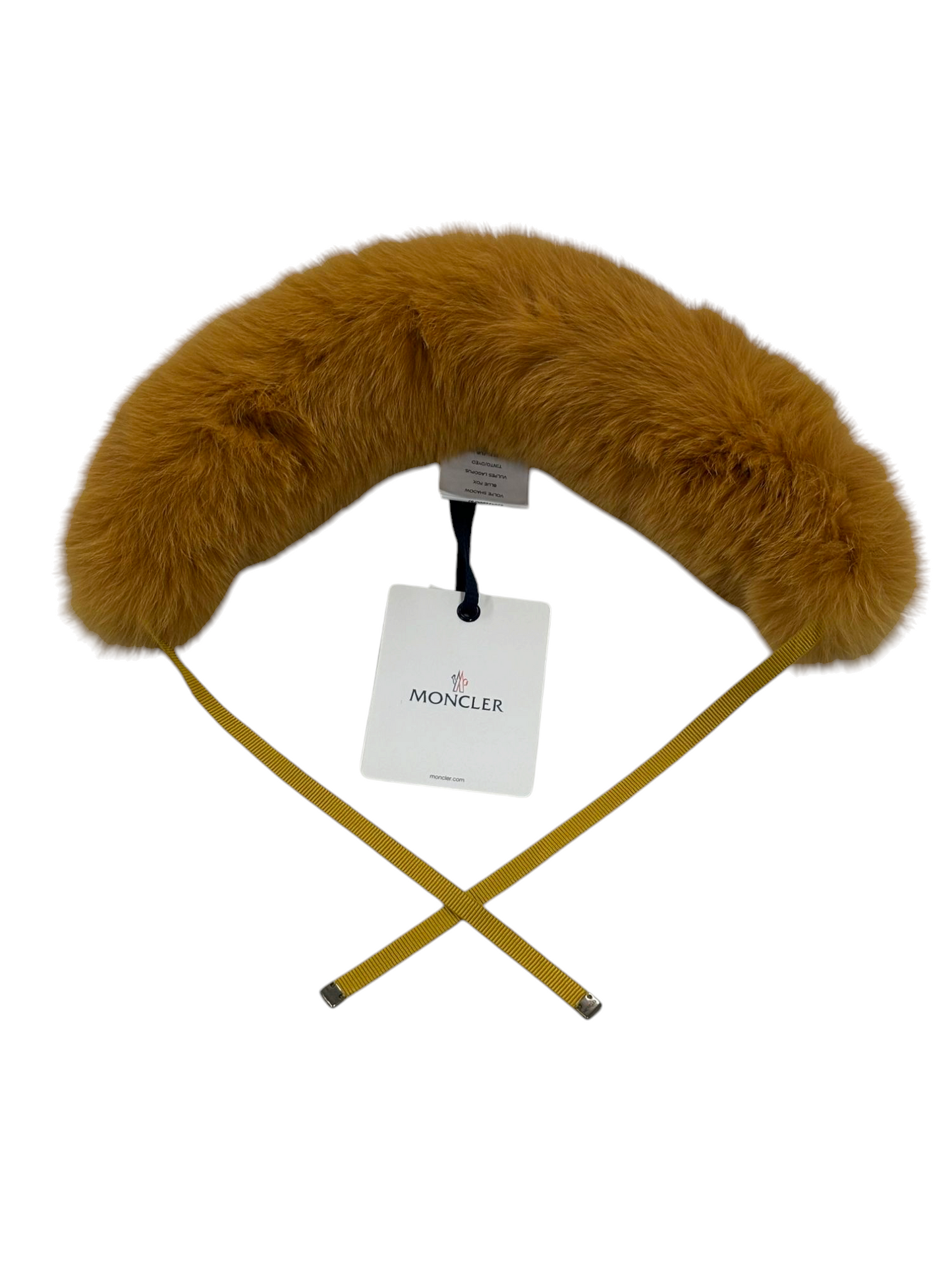 MONCLER Fox Neck Fur Yellow  D20930004600