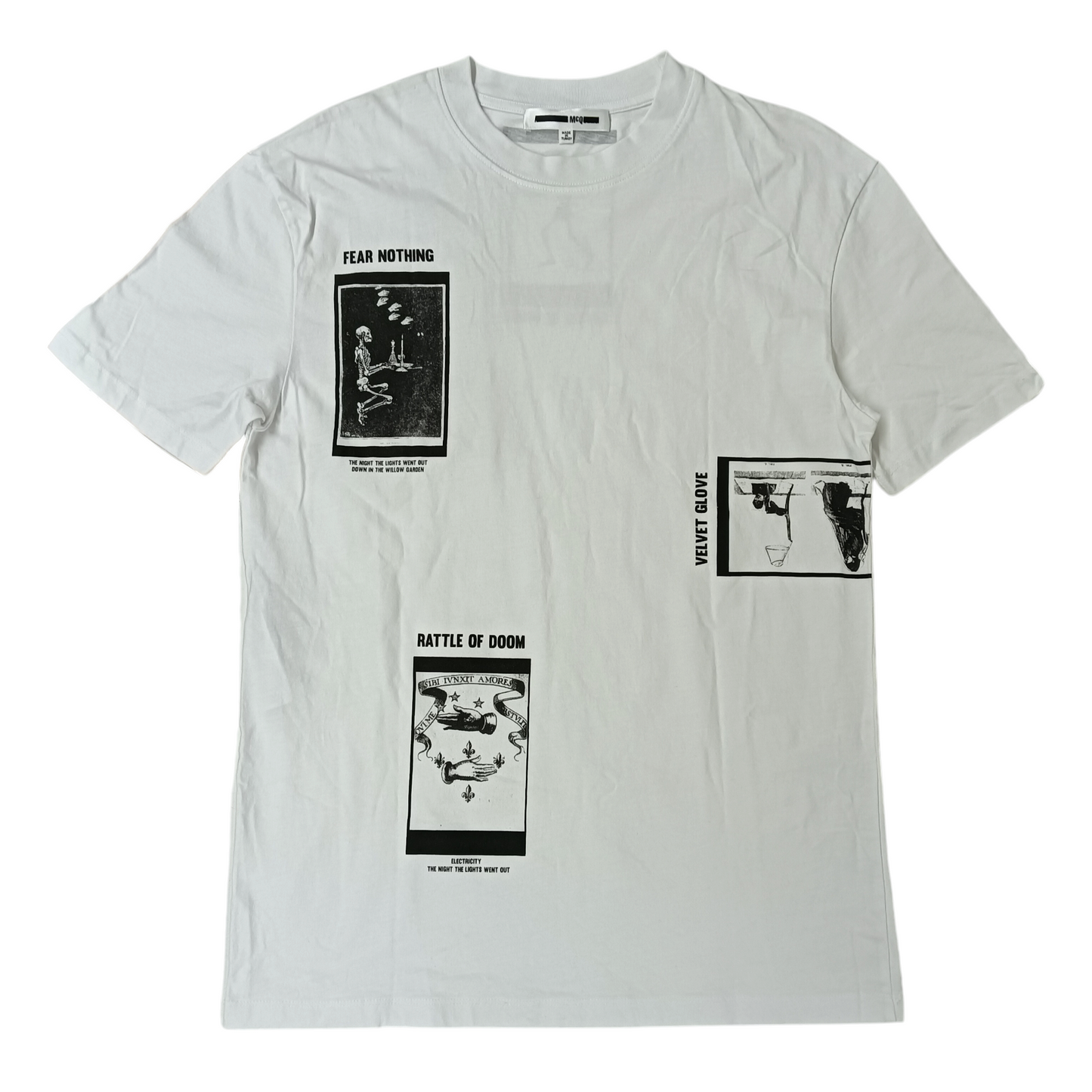 MCQ T-shirt SIZE S Mens White