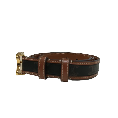 CELINE Belt Brown W-NE-2282