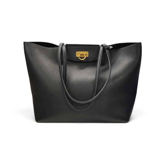 Salvatore Ferragamo Tote Bag AU-21/1376 Black Rank B