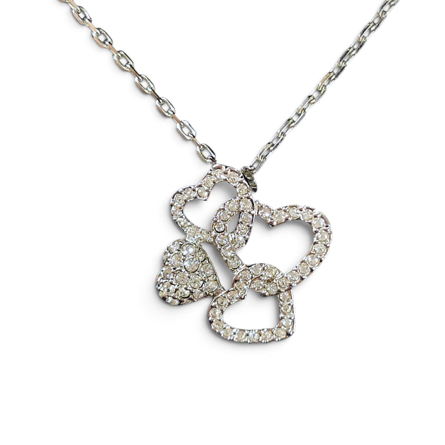 SWAROVSKI Necklace 4 Heart Rank B