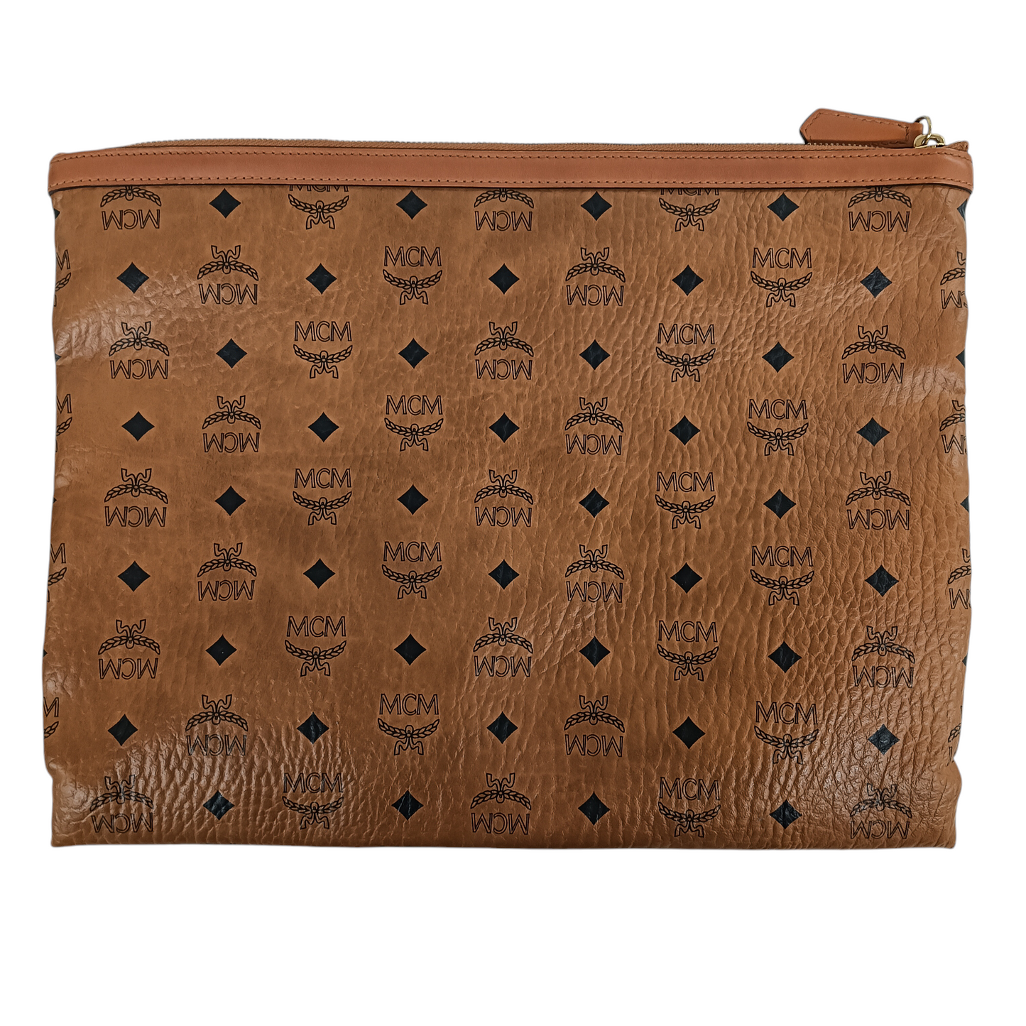 MCM Clutch Bag MYZ6AVI80C0001 Brown Rank(B)