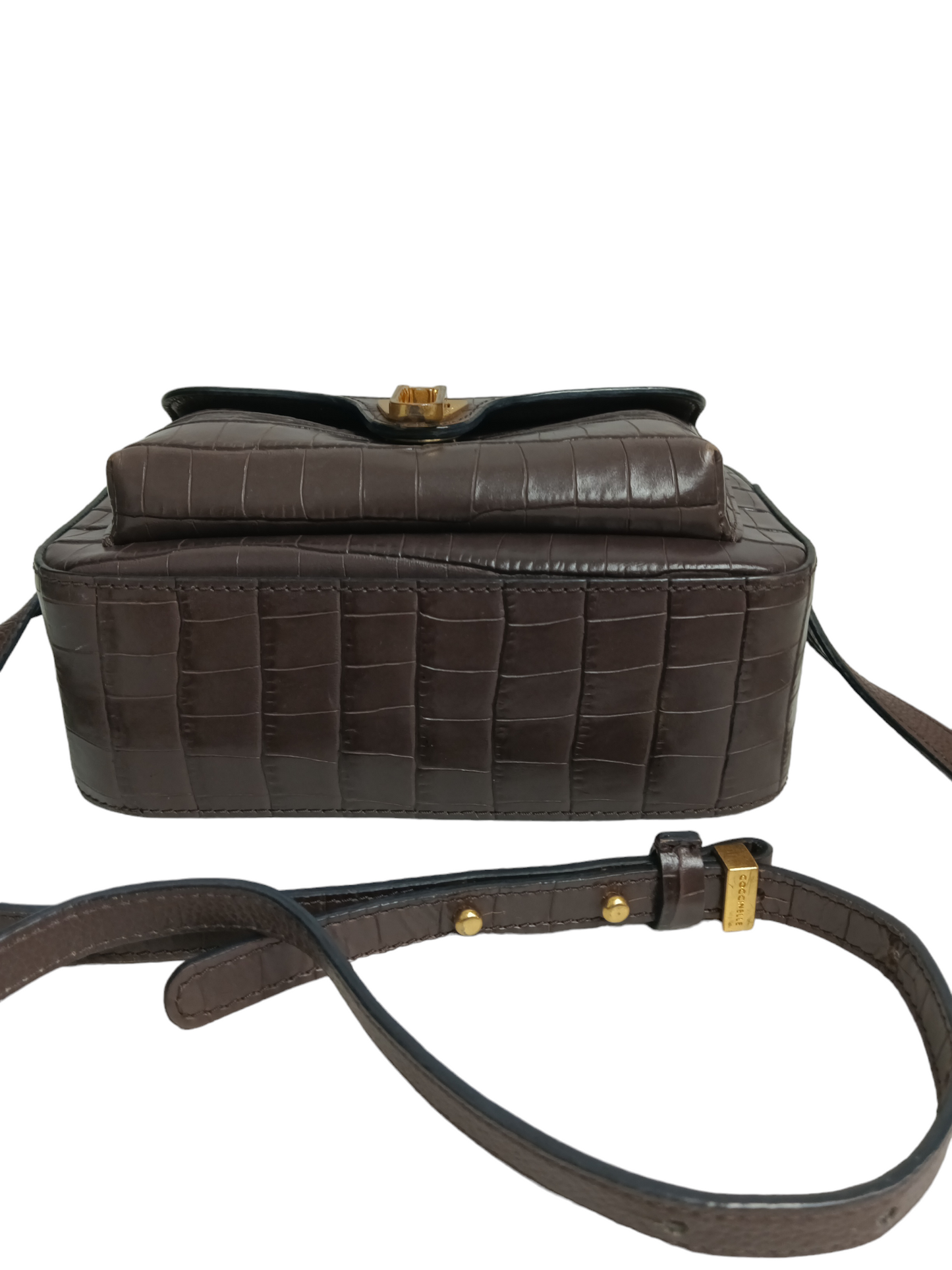 COCCINELLE SHOULDER BAG BROWN FF3150201