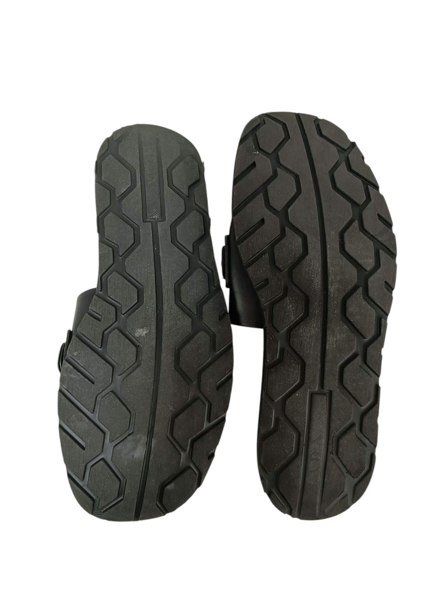 PRADA Stylish Sandals Size 38 Lady's Black Damage