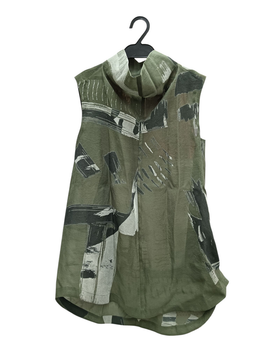 ISSEY MIYAKE One Piece 2 Lady's Olive IM26-FJ542