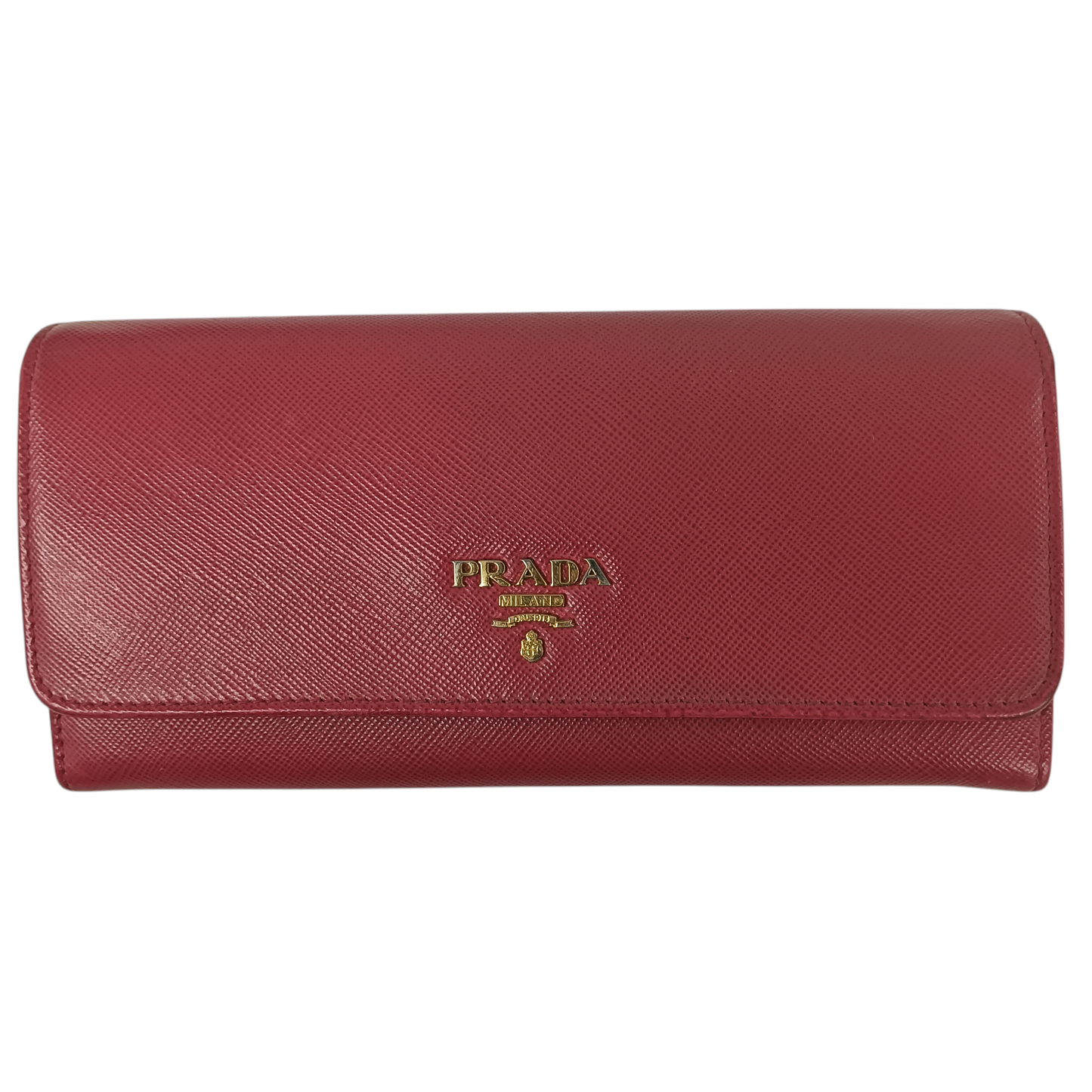 PRADA Long Wallet 1M1132 Rank (BC) Pink 63 *With Guarantee
