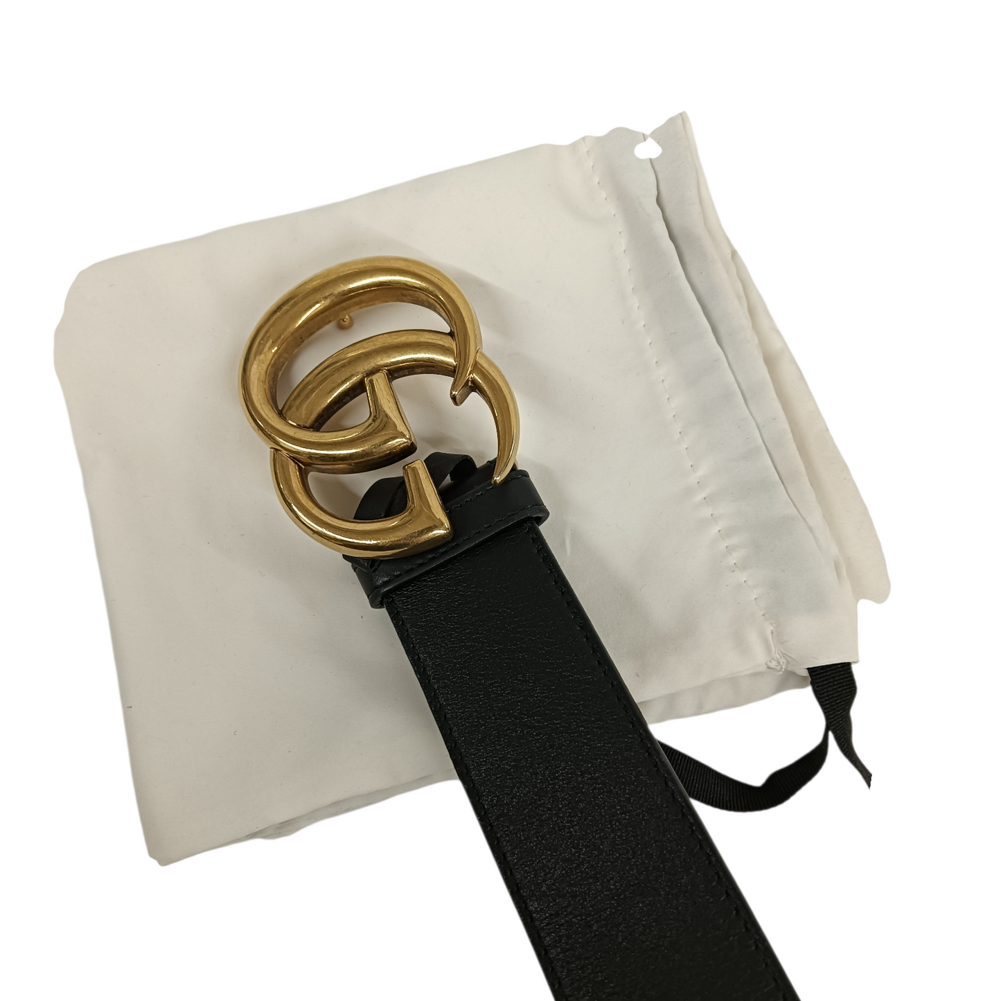 GUCCI Belt Gold/Black 400593
