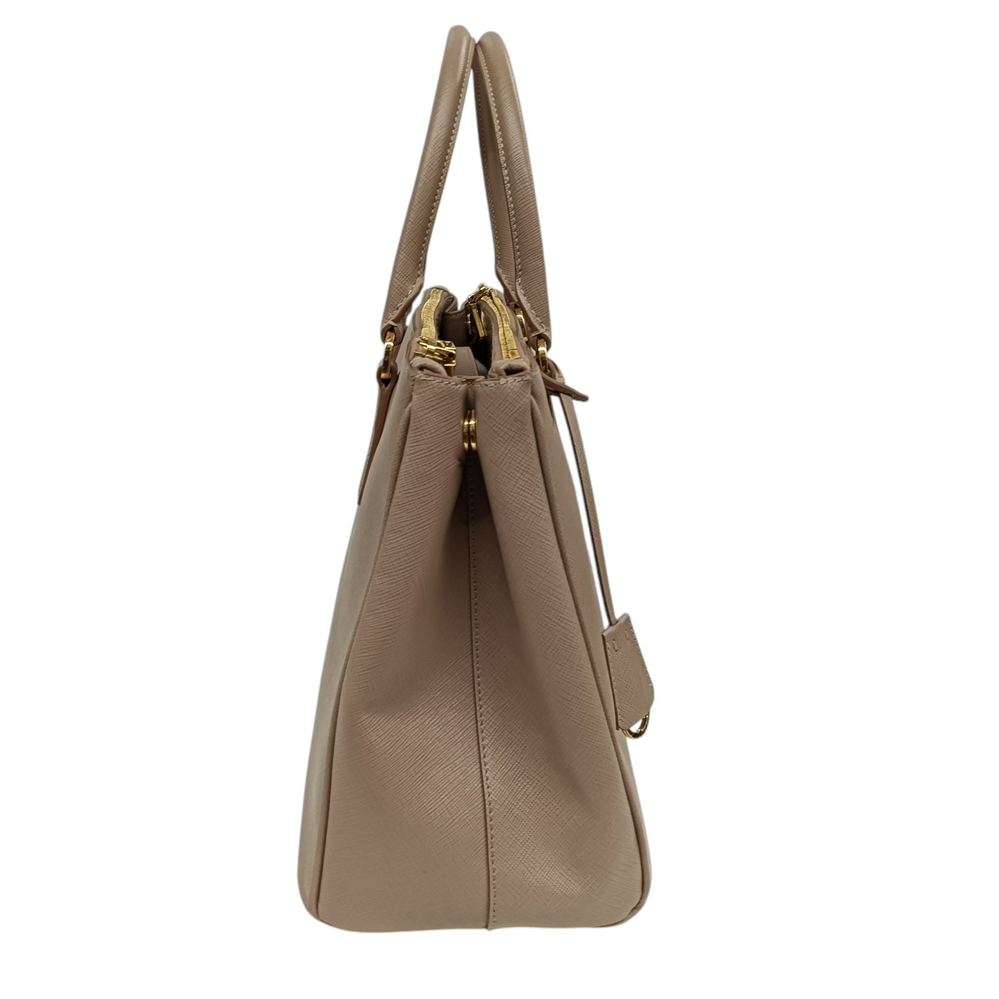 PRADA 2Way Bag SAFFIANO BN2274 Beige Stain 31/I 165 Rank(AB)