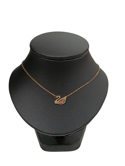 SWAROVSKI Necklace Gold swan 5469988