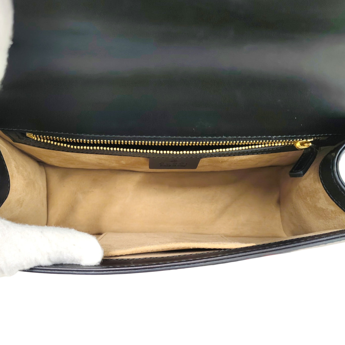 GUCCI Shoulder Bag 421882 525040 Black Rank AB