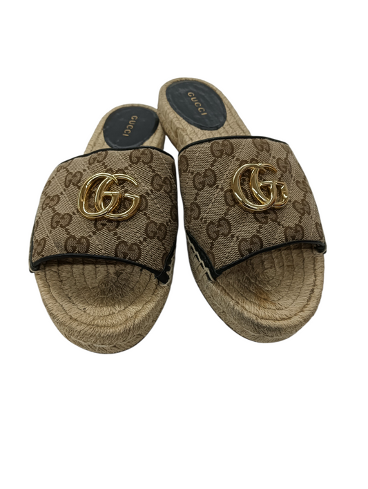 GUCCI Shoes Size 37 620120 Brown