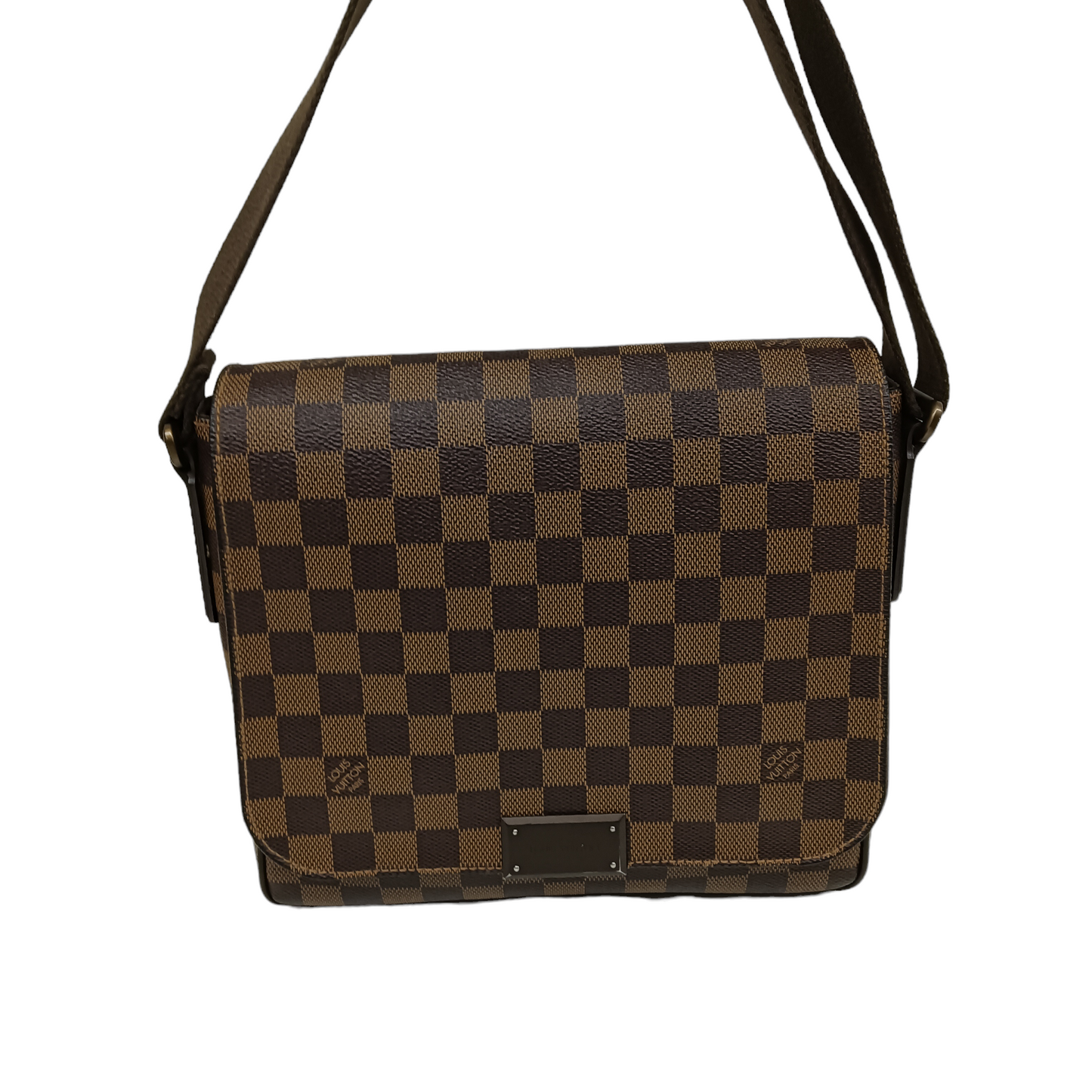 LOUIS VUITTON Messenger Bag Damier N41213 Stain FL2136 District PM