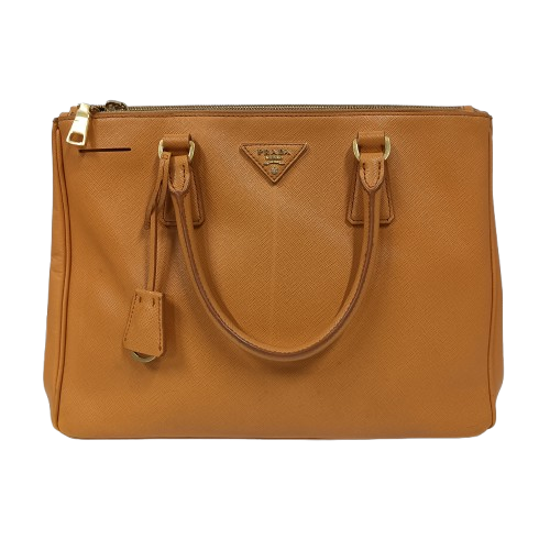 PRADA 2WAY Bag 1BA863 Mustard ***Damage