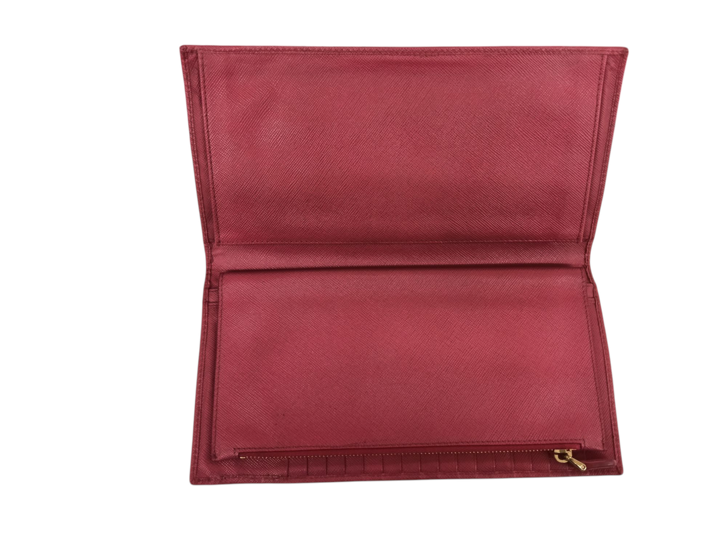 PRADA Card Case Pink Scratch