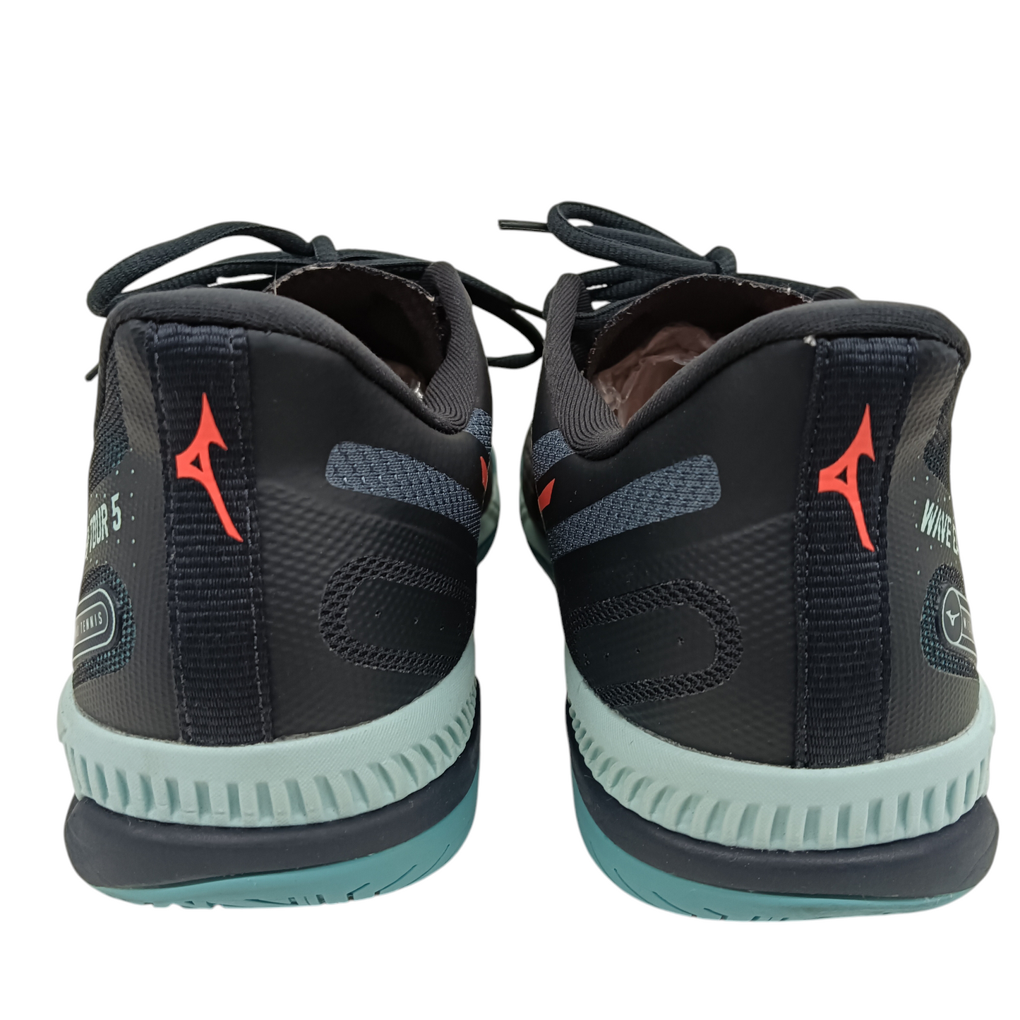 MIZUNO Sneaker Size 41 61GA227012 Mens Black/Sky Blue Rank (B)