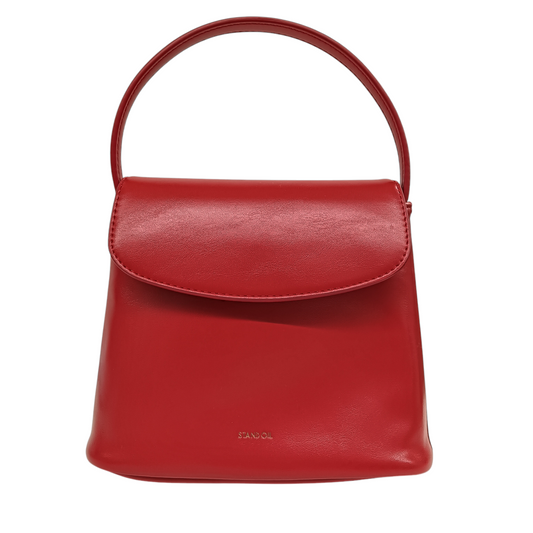 STAND OIL Handbag Red Rank A