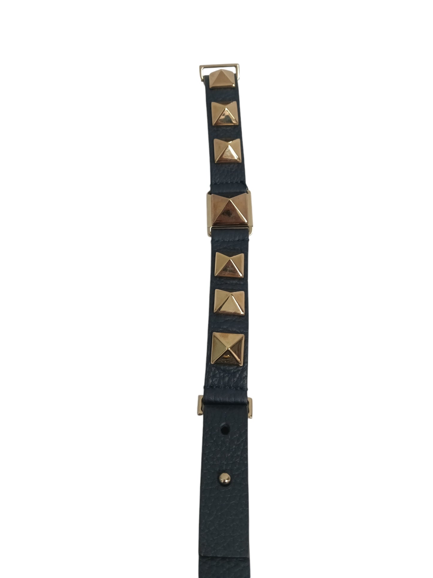 VALENTINO GARAVANI BELT NAVY STAIN