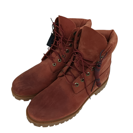 Timberland Boots 11US Mens Red Rank (BC) *Stain TB0A2N6FEQ1