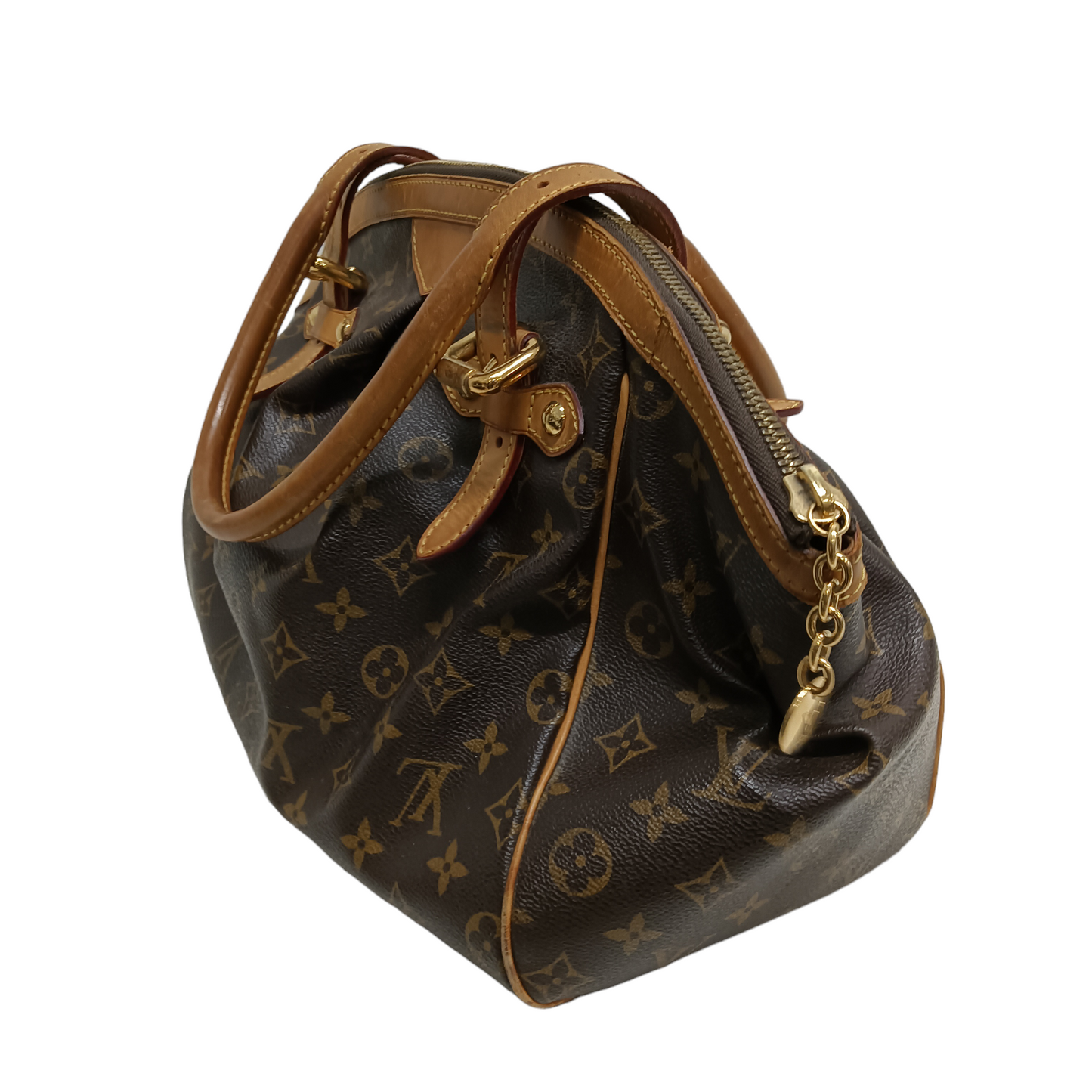 LOUIS VUITTON Handbag Monogram Brown Tivoli GM M40144