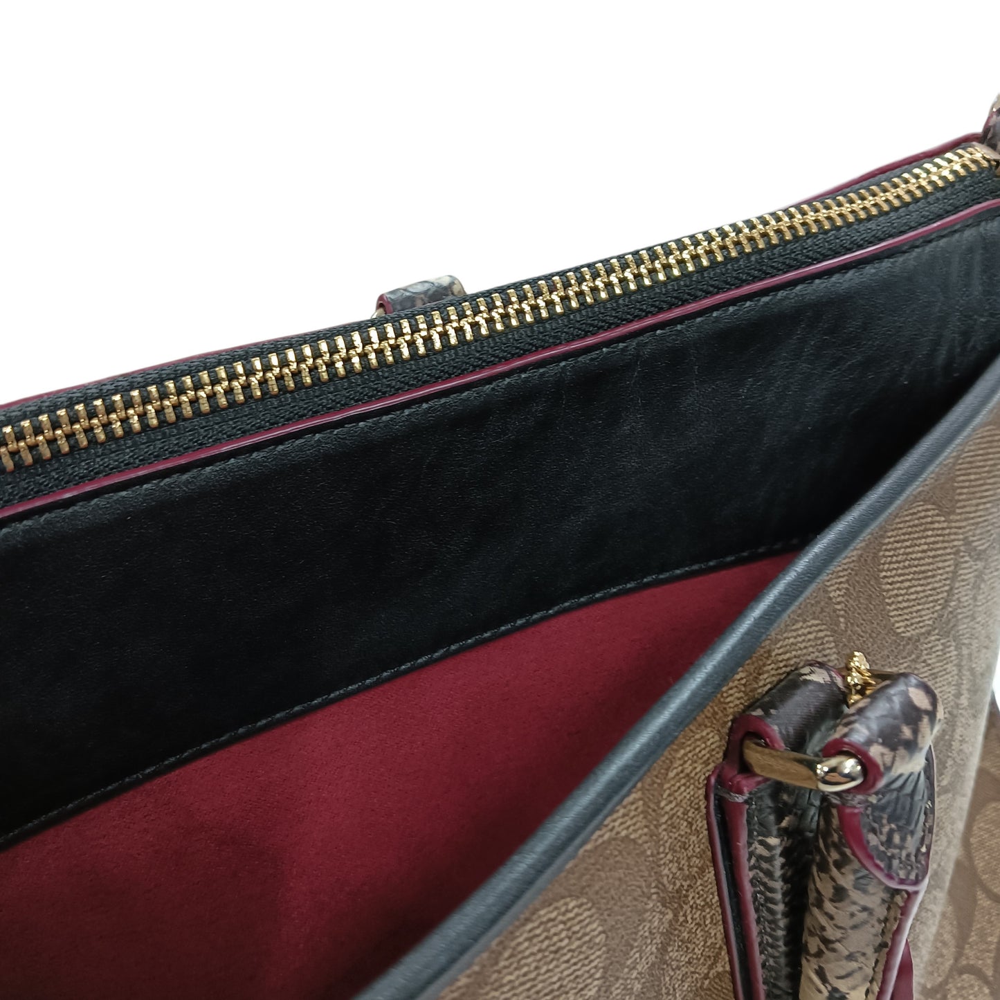 COACH 2Way Bag Brown F38413