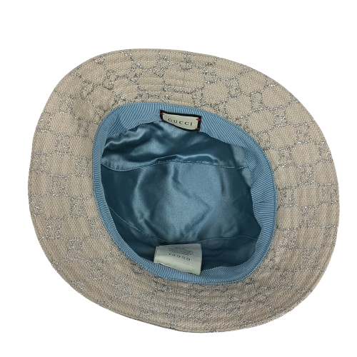 GUCCI Hat 631951 Light Gray